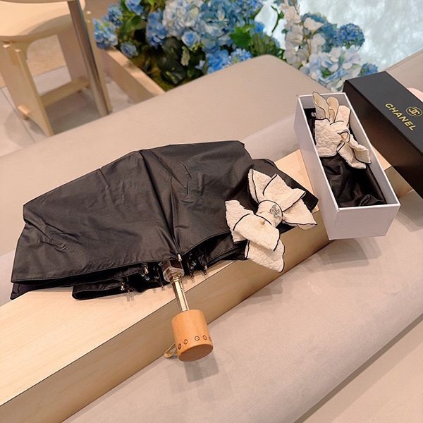 新色登場☆シャネル 折りたたみ傘 激安☆雨晴兼用 shb39660